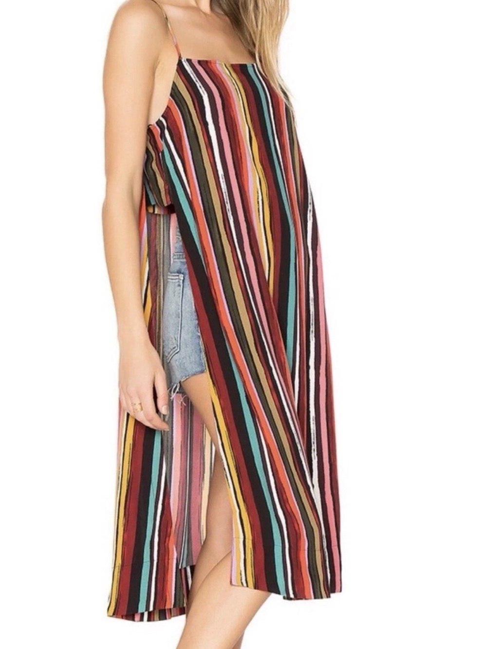 Free People Multicolor Striped Tank